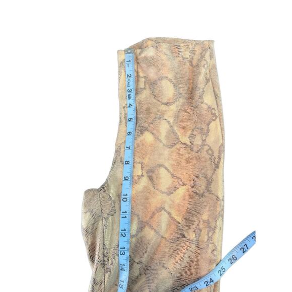 Mother Gold Slither The High Waisted Seamless Looker Ankle Pants Size 28 - Picture 13 of 15